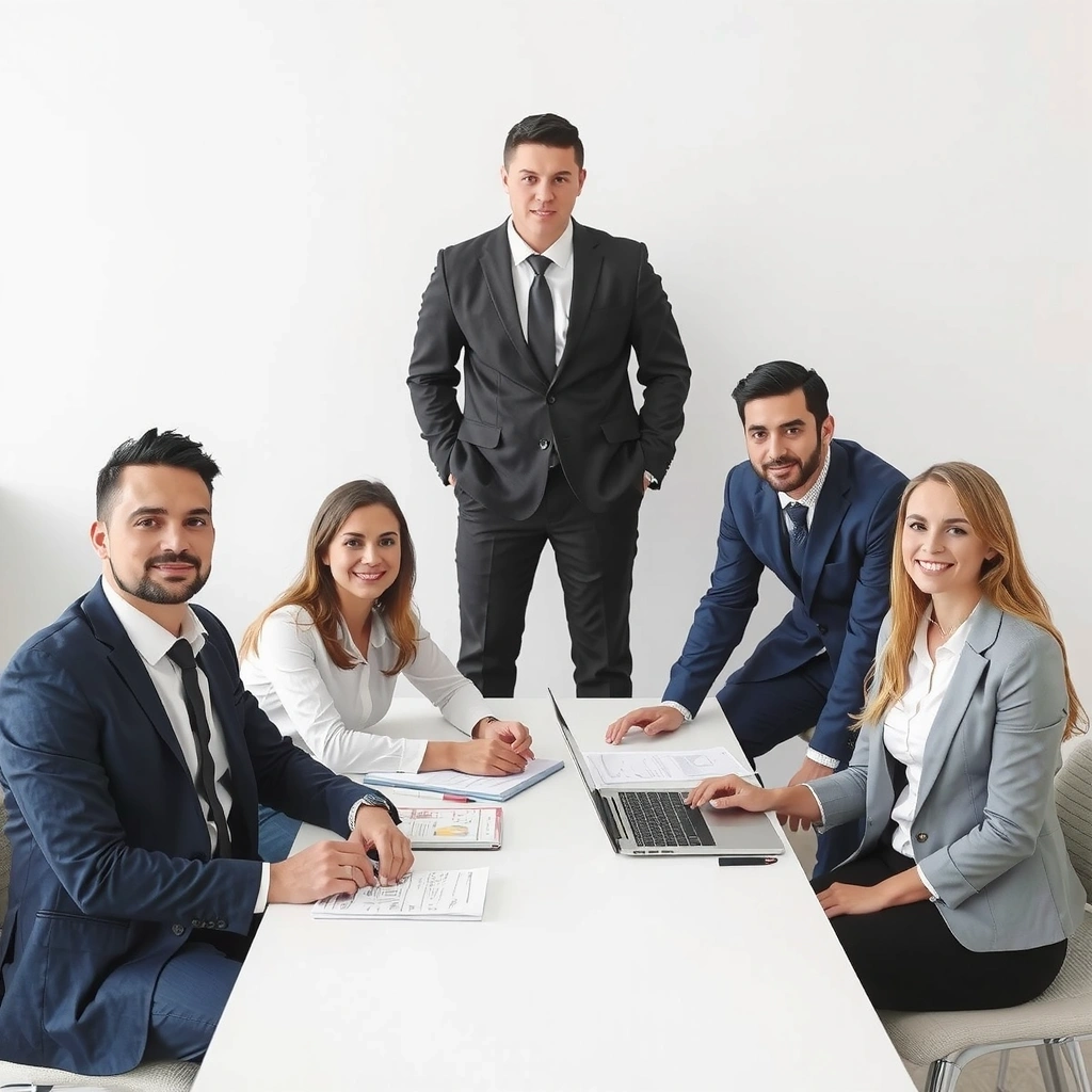 Professional business setting representing service partnership